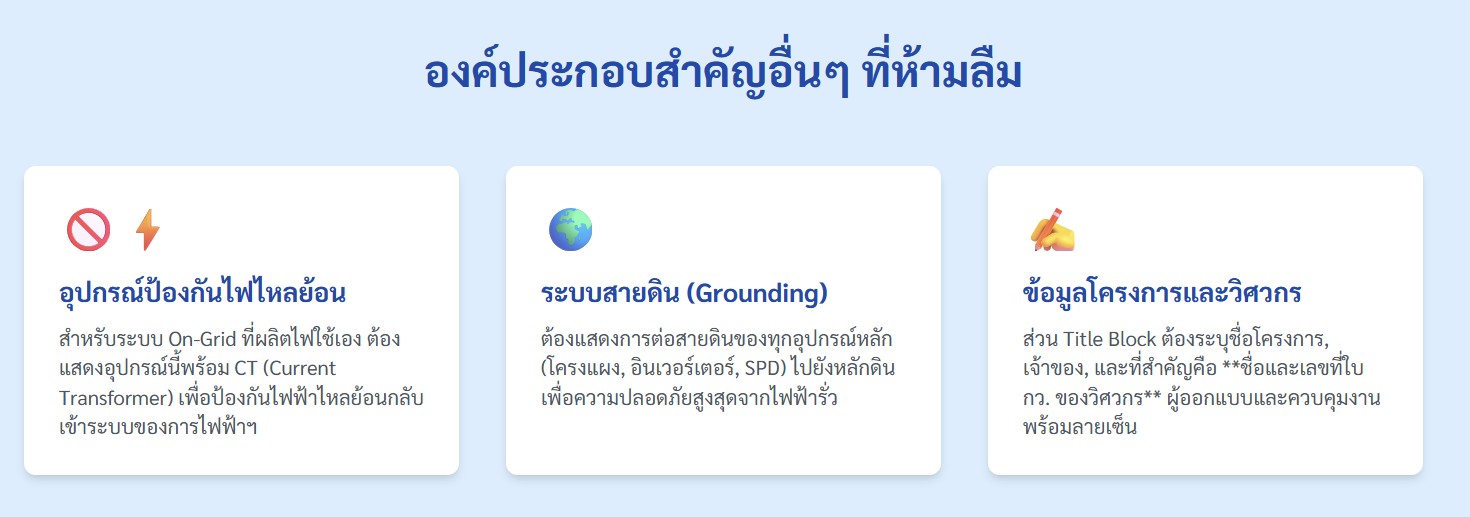 องประกอบอื่นๆ single line diagram