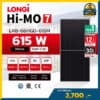 แผงโซล่าเซลล์ Longhi 615w_LR8-66HGD-615M