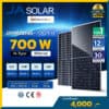 แผงโซล่าเซลล์ ja solar 700w-JAM66D46-700-LB