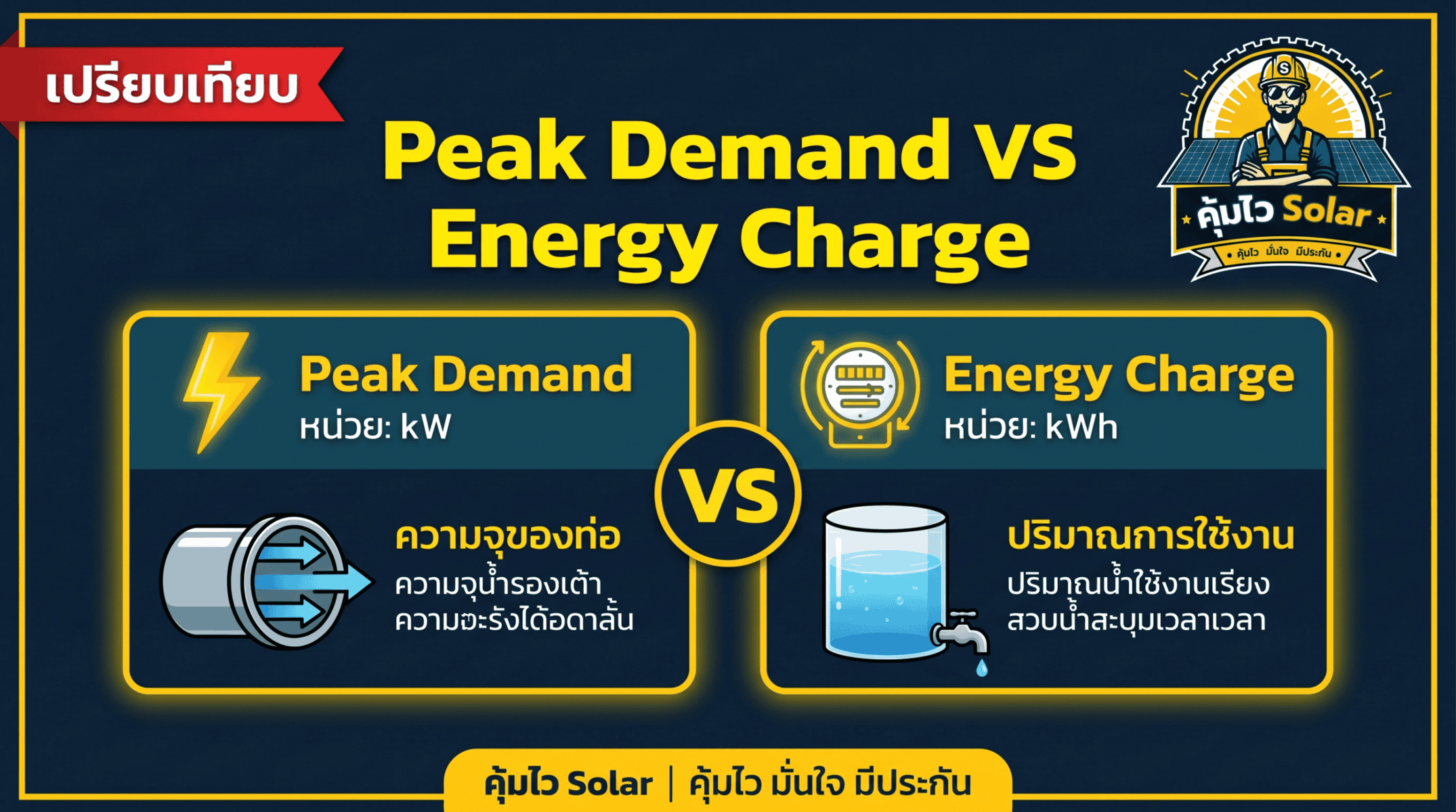 peak demand vs energy charge