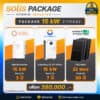ติดโซล่าเซลล์บ้าน solis hybrid inverter set _15kw3p