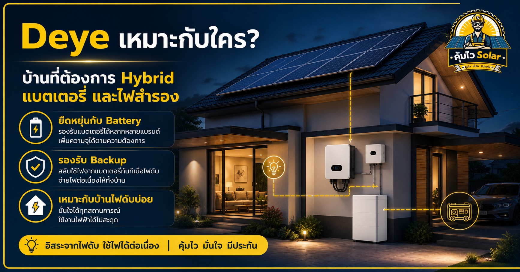 Deye เหมาะกับใคร