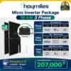 แพ็กเกจโซลาร์เซลล์ micro inverter_hoymiles_new_10kw 3เฟส