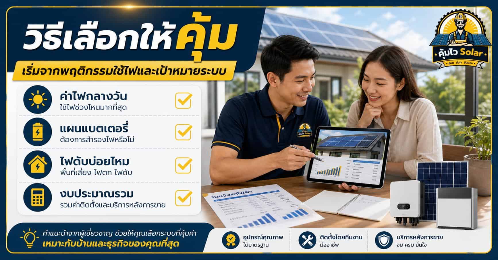 วิธีเลือกให้คุ้ม
