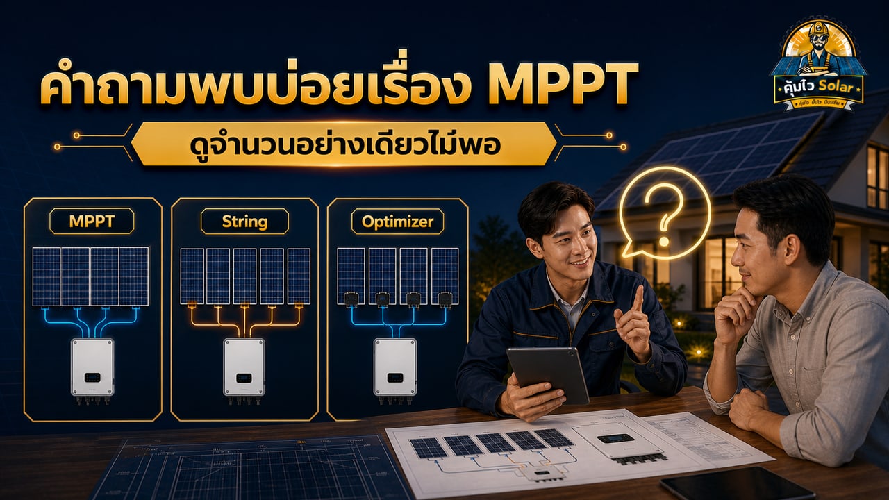 คำถามพบบ่อยเรื่อง MPPT String Optimizer และ Solar Charge Controller