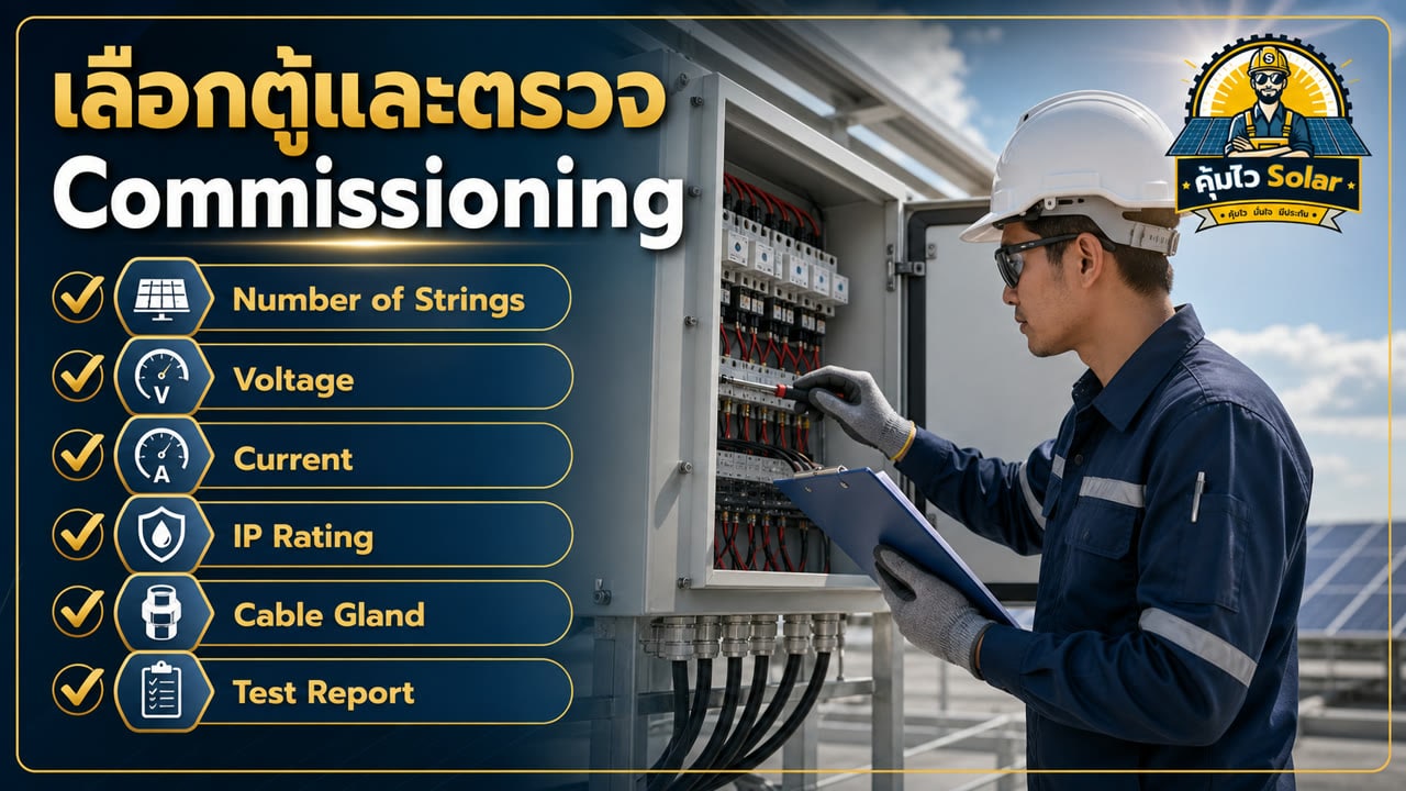 Checklist เลือกตู้คอมบายเนอร์และตรวจ Commissioning