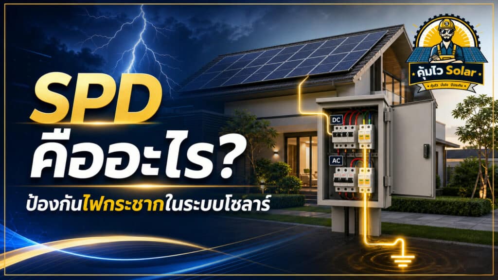 SPD คืออะไร และช่วยป้องกันระบบโซลาร์เซลล์อย่างไร
